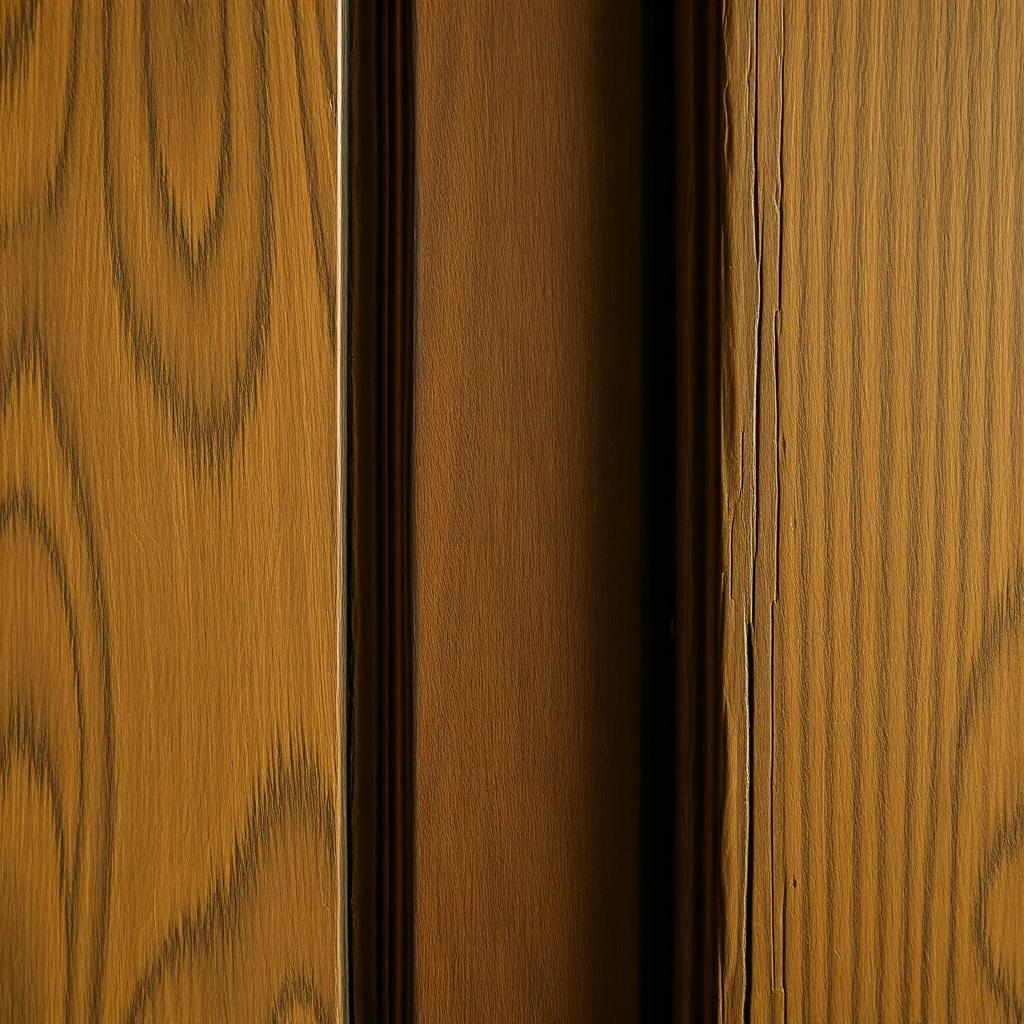 Wooden door — before laser cleaning