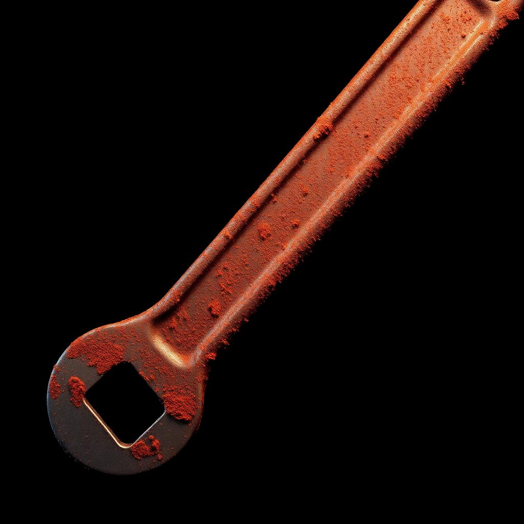 Hand tool — before laser cleaning